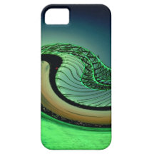 Onda de oceano verde capas iPhone 5