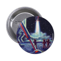Onda dos aliens da ficção científica do vintage a  pins