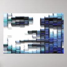 Opiáceo azul de cristal B Poster