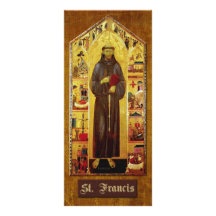 "Oração de St Francis de Assisi " Planfeto Informativo Colorido