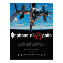 Órfão do cartão de Apollo Cartoes Postais