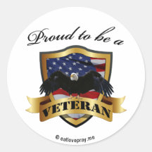 Orgulhoso ser um veterano adesivos