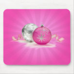ORNAMENTO COR-DE-ROSA & DE PRATA por SHARON SHARPE Mouse Pad