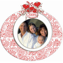 Ornamento da foto de família 2009 esculturafotos
