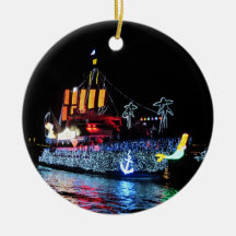 Ornamento do barco do pirata