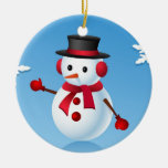 Ornamento do boneco de neve