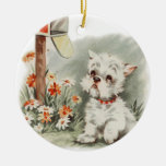 Ornamento do cão de filhote de cachorro de Nostagi