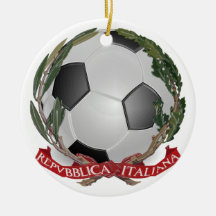 Ornamento do futebol do futebol de Italia