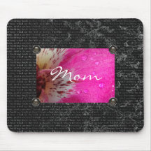 Orquídea cor-de-rosa "mamã" Mousepad