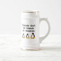 Os amigos não deixam amigos fazem janelas caneca