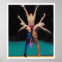 Os bailarinos pôsteres