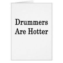Os bateristas estão mais quentes cartões