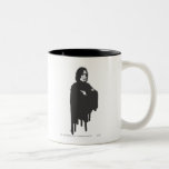 Os braços de Severus Snape cruzaram o B-W Caneca