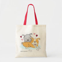 Os cães enriquecem nosso retorno das vidas… o favo bolsas para compras