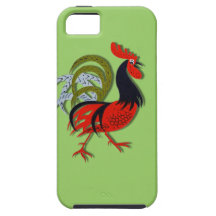 Os desenhos animados do galo animados personalizam capas iPhone 5 Case-Mate
