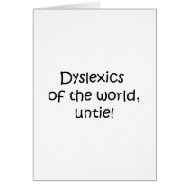 Os Dyslexics desatam! postais