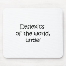 Os Dyslexics desatam! tapetes para ratos