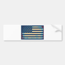 Os EUA desvaneceram-se QG da bandeira Adesivos
