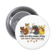 Os gatos são como microplaquetas de batata pins