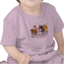 Os gatos são como microplaquetas de batata t-shirts