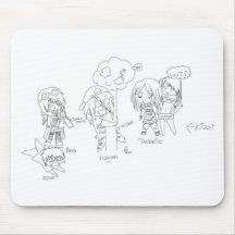 Os huggers originais da árvore mouse pad