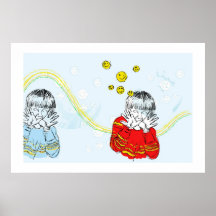 Os irmãos do peekaboo poster