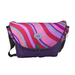 Os redemoinhos Monogrammed - personalize Bolsas Mensageiro