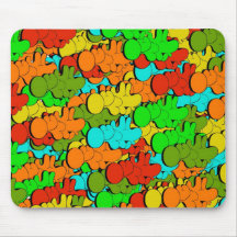 Ouch multi cor mouse pad