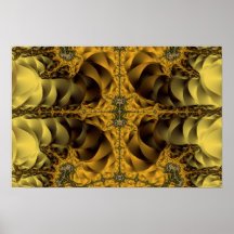 Ouro velho do poster abstrato