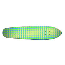 Ovals retros customizáveis skateboard