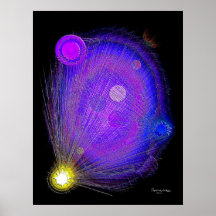 Ovo do espaço, assinatura da arte posteres
