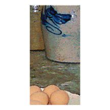 Ovos de Brown e frascos do gengibre Cartão Com Foto Personalizado