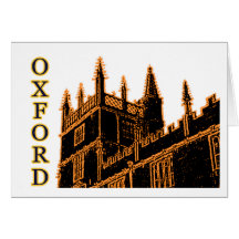 Oxford Inglaterra 1986 espirais de construção alar Cartao