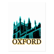 Oxford Inglaterra 1986 espirais de construção cian Cartoes Postais
