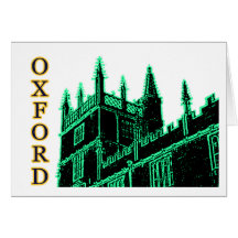 Oxford Inglaterra 1986 verdes de construção das es Cartões