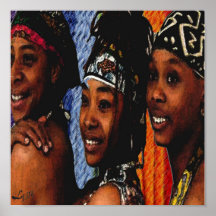 OYA, YEMAYA & OCHUN POR LIZ LOZ POSTERES