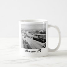 Pa. de Scranton da jarda de DL&W RR Caneca