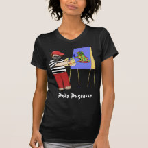 Pablo Pugcasso para camisetas escuras