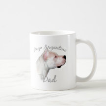 Pai 2 de Dogo Argentino Caneca
