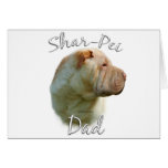 Pai 2 de Shar-Pei do chinês Cartões