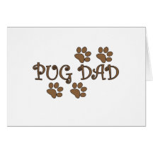 Pai do Pug Cartoes