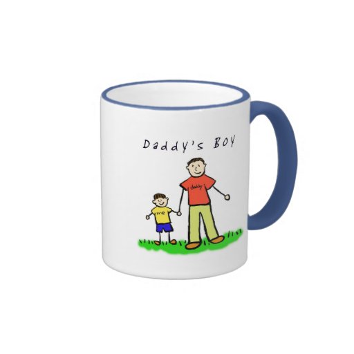 Pai & mim caneca (Brunette com título)