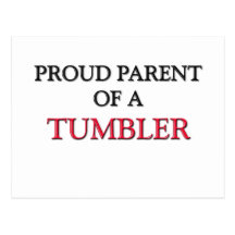 Pai orgulhoso de um TUMBLER Cartao Postal