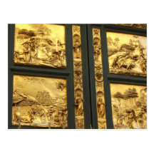 Painéis dourados Florença Cartoes Postais
