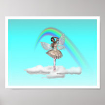 País das fadas da bailarina do KRW Poster
