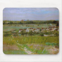 paisagem francesa Mousepad de Morisot do berthe