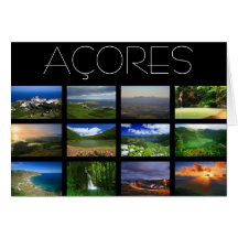 Paisagens de Açores Cartao