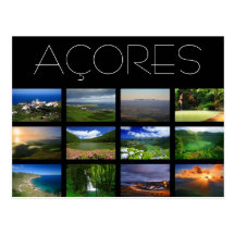 Paisagens de Açores Cartoes Postais