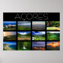 Paisagens de Açores Poster
