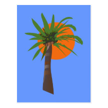 Palmeira palm cartões postais